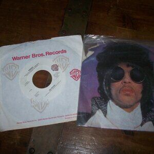 Set Of 2 Prince 45RPM, When Doves Cry/Delirious- 1984, 7”, PICTURE SLEEVE Good